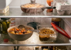 Comida quente no frigorífico. O que acontece se for guardada imediatamente