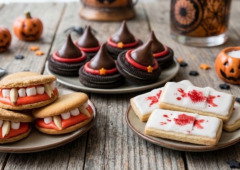 Doces de Halloween com as crianças em 15 minutos e sem forno