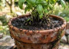 Formigas nos vasos das plantas não são o verdadeiro problema. Saiba o que as está a atrair